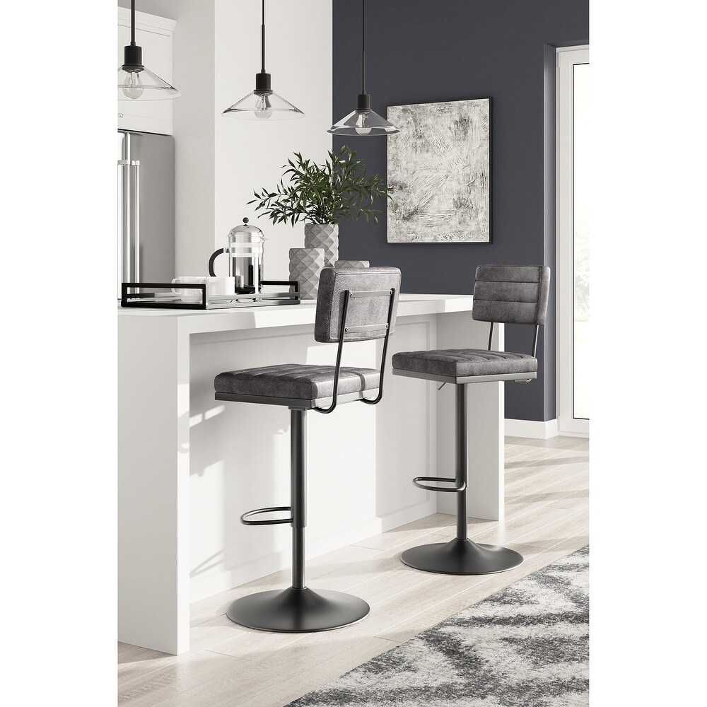 Ashley Furniture Strumford Swivel Barstool (Set of 2)   18\