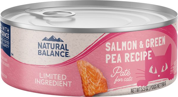 Natural Balance Limited Ingredient Salmon and Green Pea Recipe Wet Cat Food