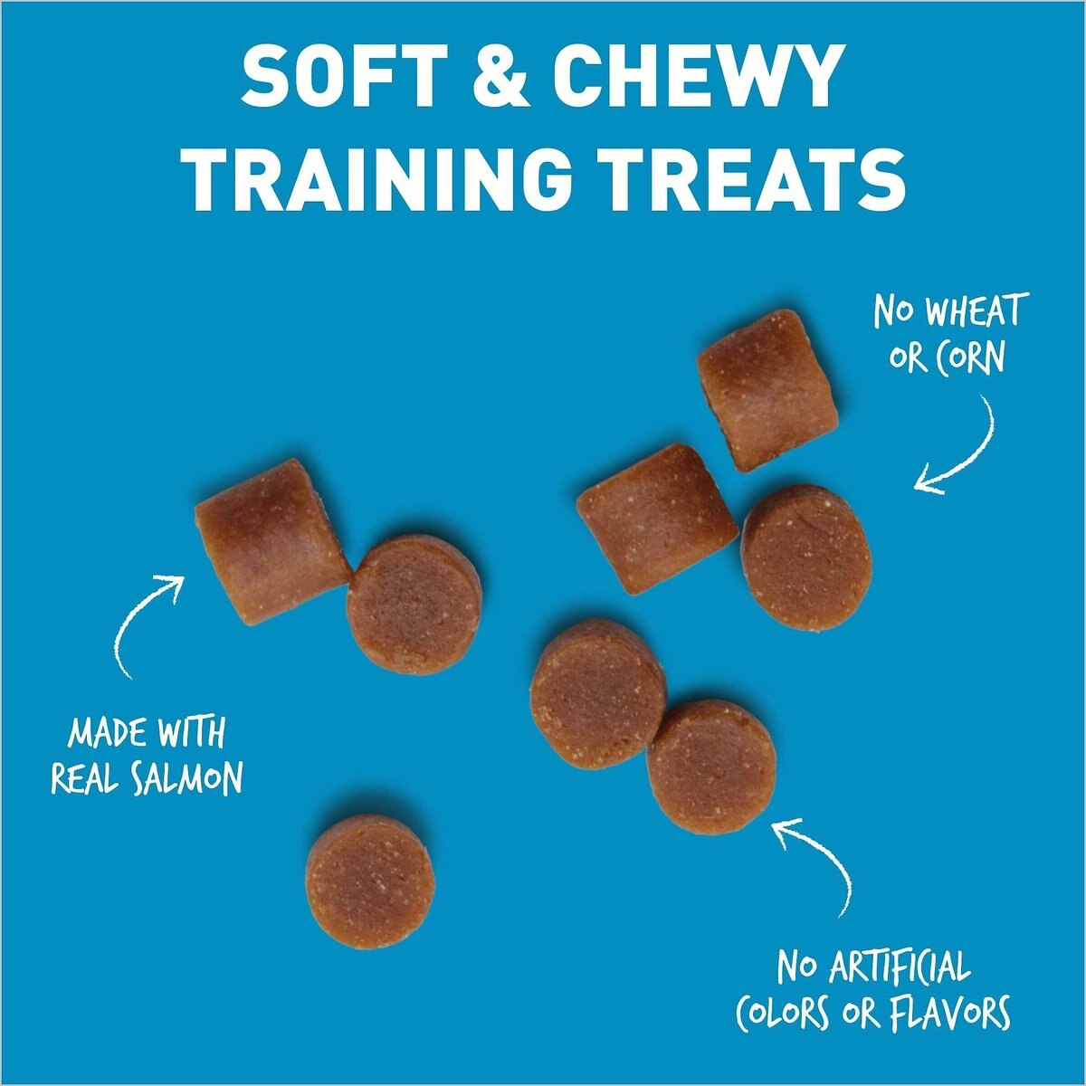 Cloud Star Chewy Tricky Trainers Salmon Flavor Dog Treats