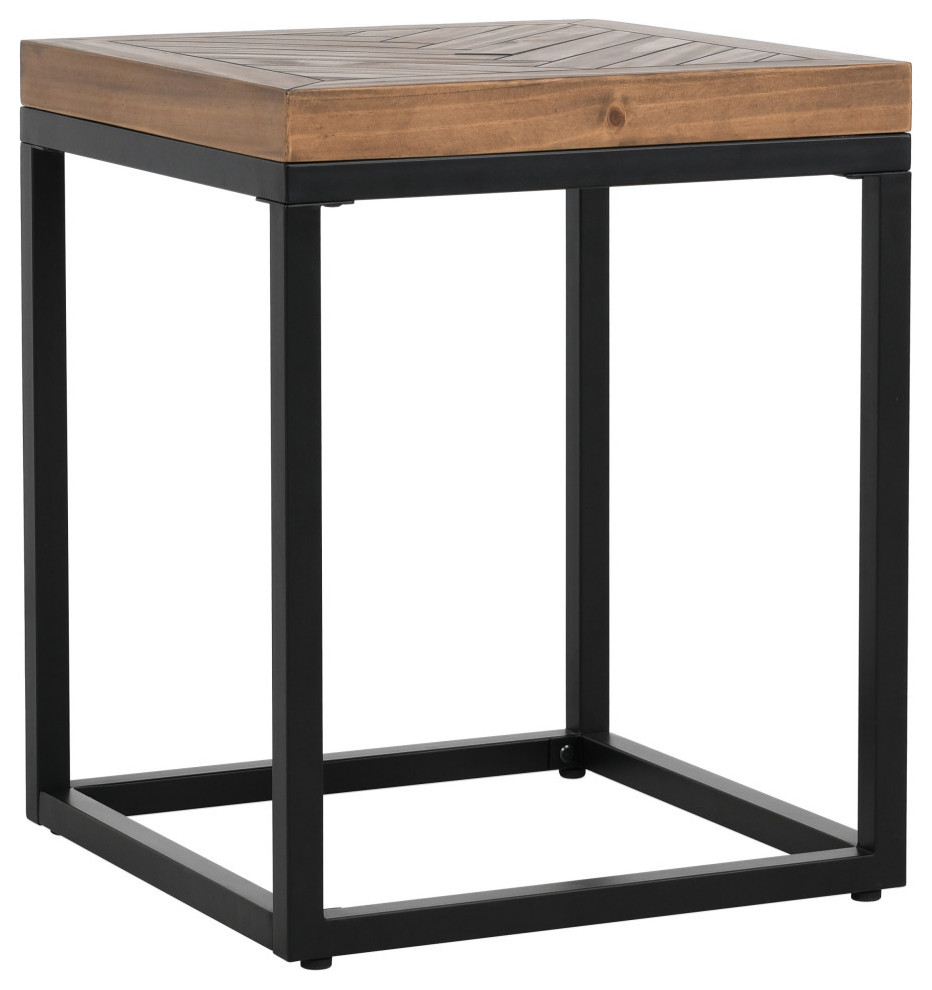 Chantel Square End Table   Industrial   Side Tables And End Tables   by Kosas  Houzz