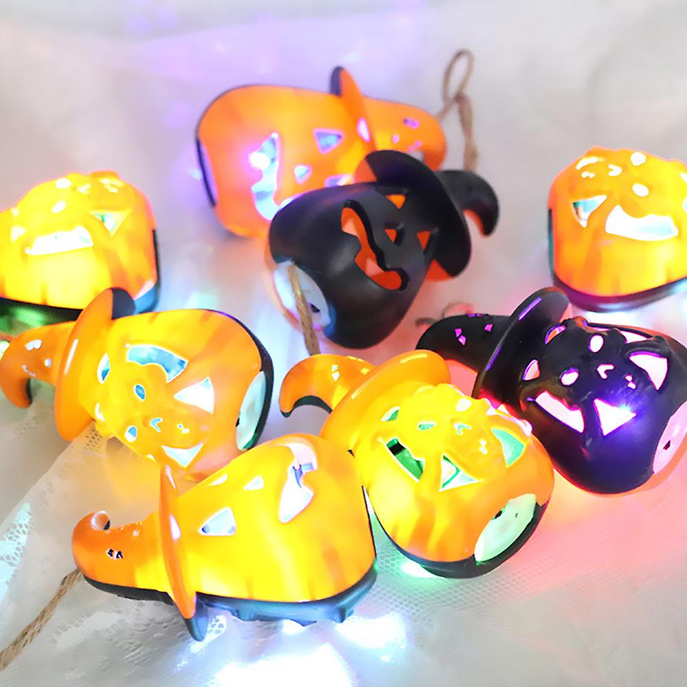 Pumpkin Lamp Festival Ornaments Flameless Pumpkin Lantern Light Decor Decorations For Home Window Door Red X-large