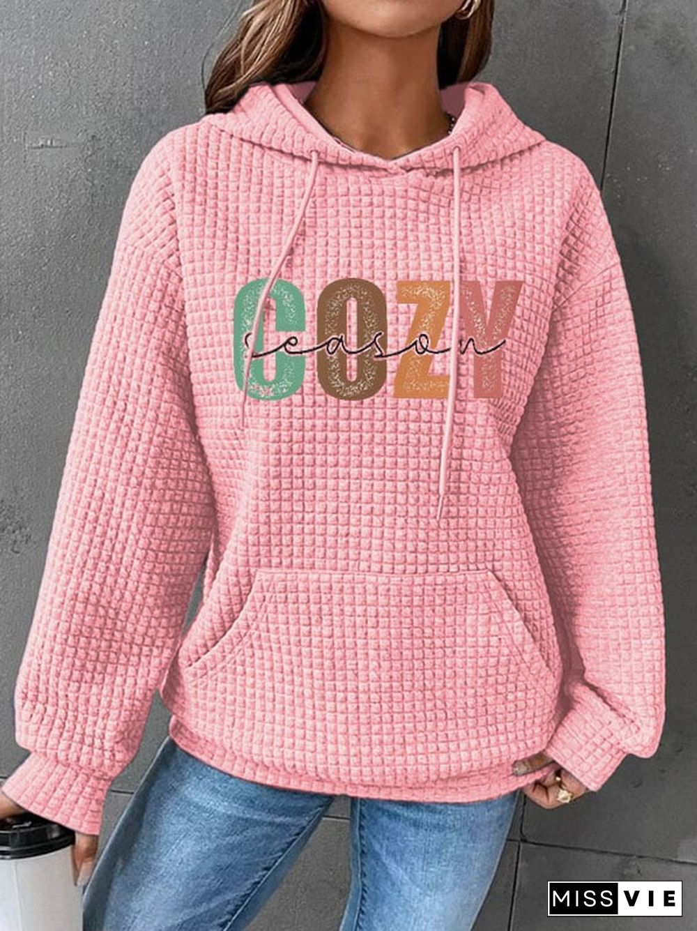 Women's Cozy Season Waffle Sweatshirt