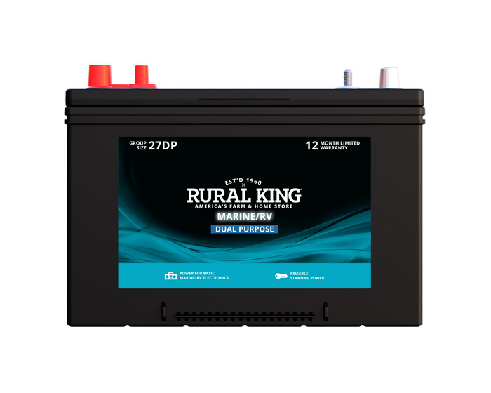 Rural King Marine and RV Dual Purpose Battery - MRU27