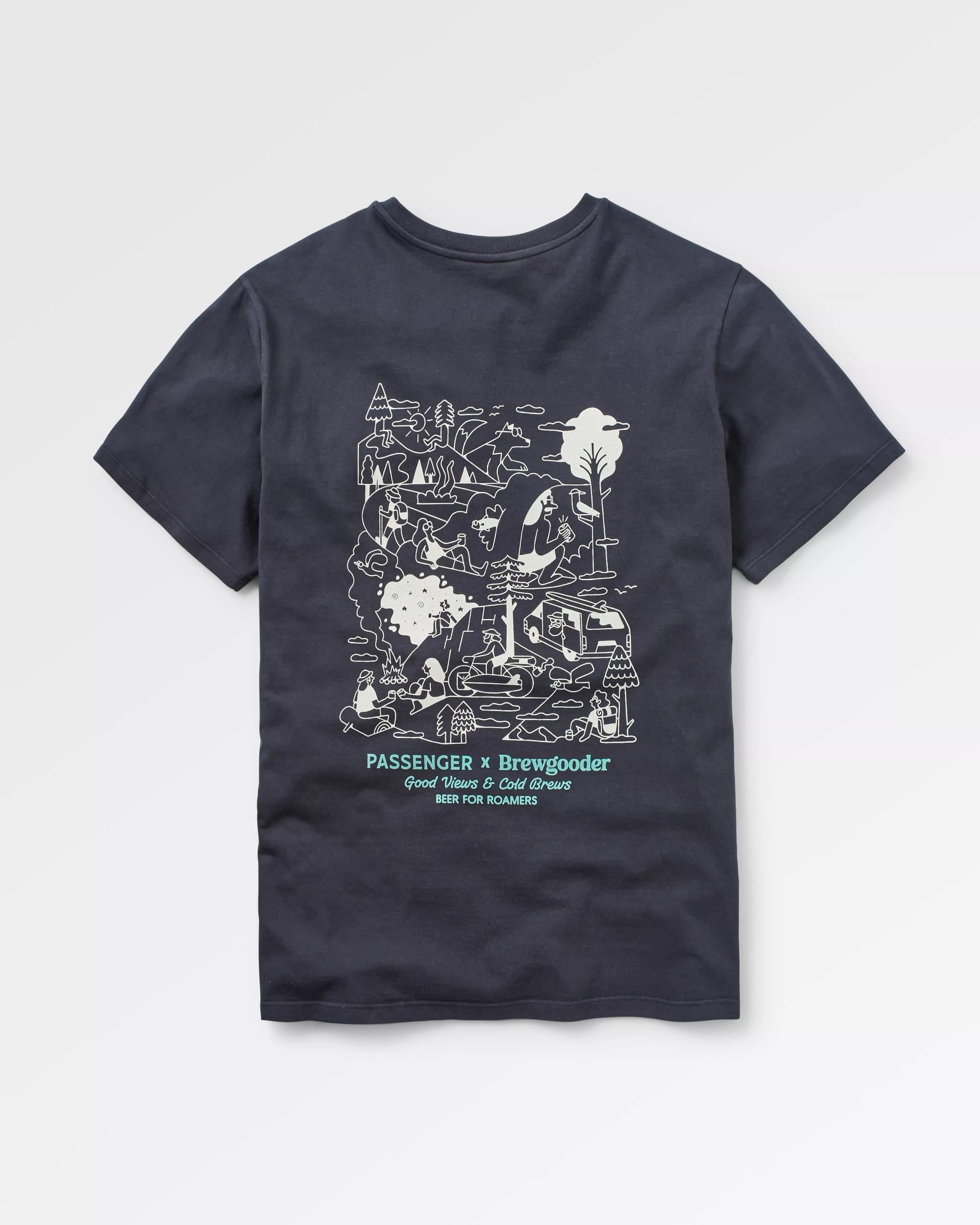 Brews & Views T-Shirt Passenger X Brewgooder - Black