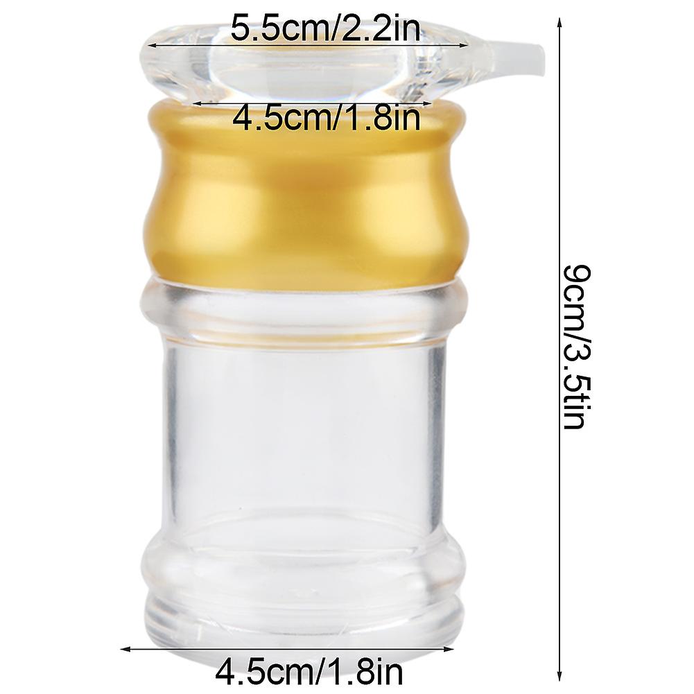 Acrylic Transparent And Gold Oil Bottle Liquid Seasoning Pot Soy Sauce Vinegar Pot Kitchen (s)