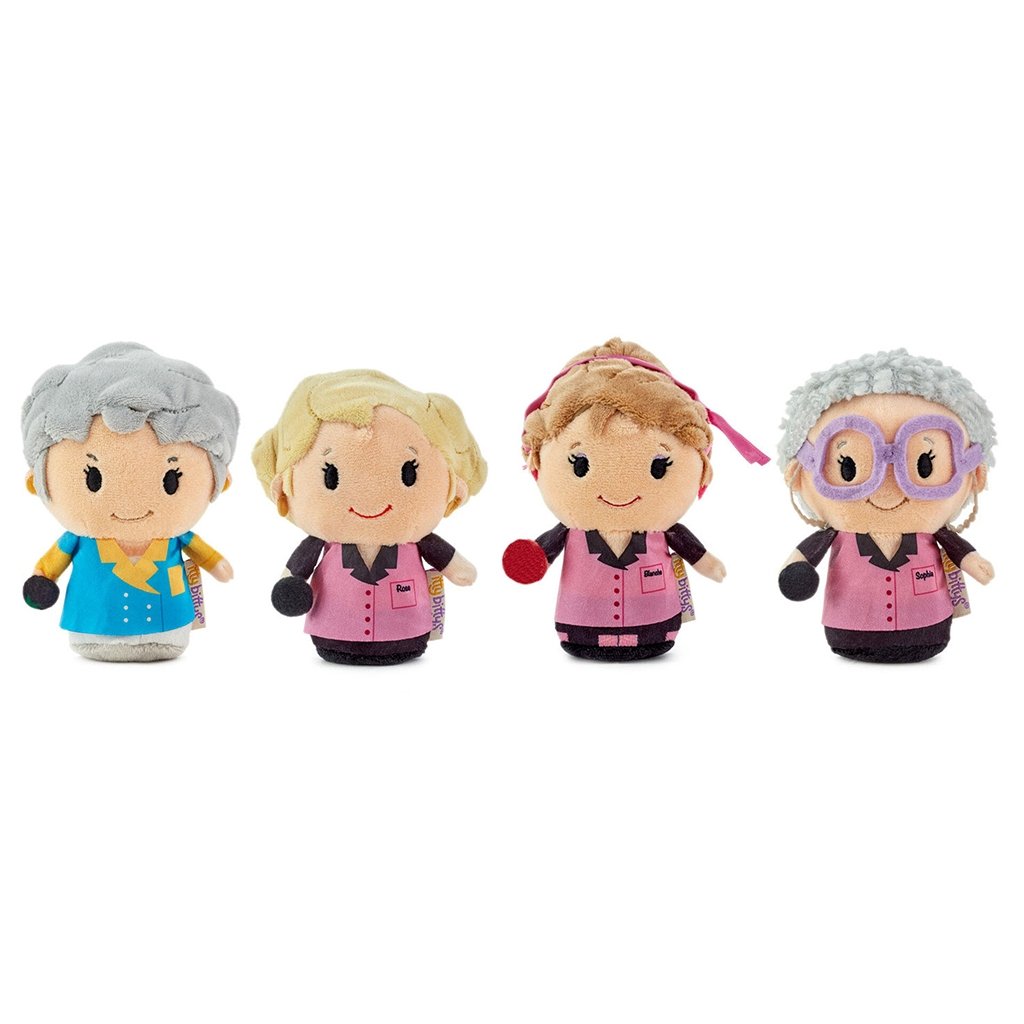 Hallmark  Itty Bittys® The Golden Girls Bowling Team Plush Collector Set of 4