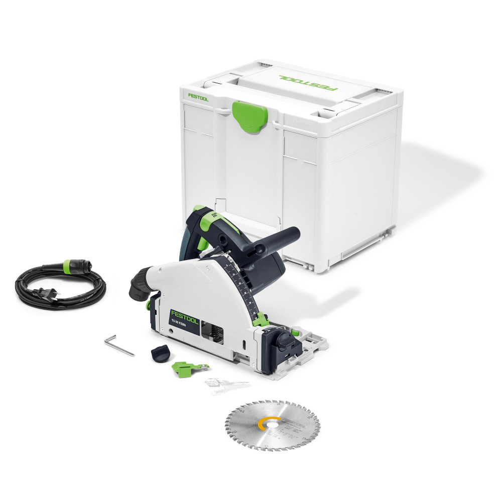 Festool 6 1/4 TS 55 FEQ-F-Plus Plunge Cut Track Saw