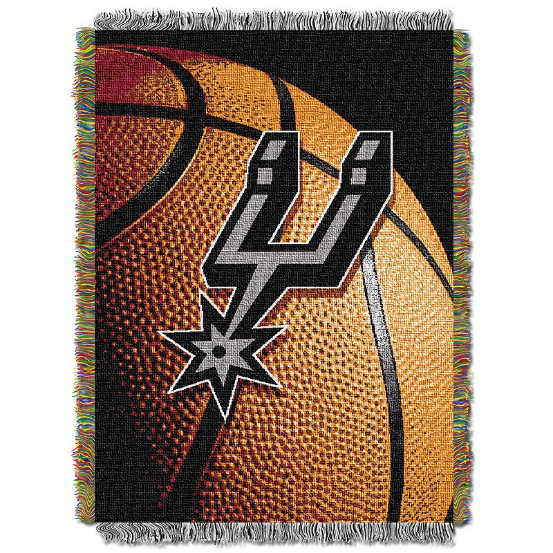 San Antonio Spurs Logo Throw Blanket