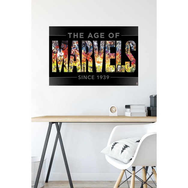 Trends International Marvel Comics Marvel 80th Anniversary Age Of Marvels Unframed Wall Poster Prints