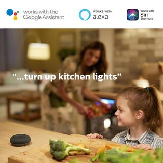 Philips 60-Watt Equivalent A19 LED Smart Wi-Fi Color Changing Smart Light Bulb powered by WiZ  Google Home Mini  (2-Pack) 562702