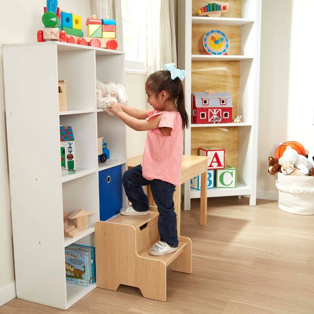 Melissa amp Doug Wooden Step Stool Natural