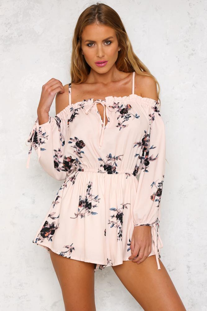 Oh Honey Romper Blush