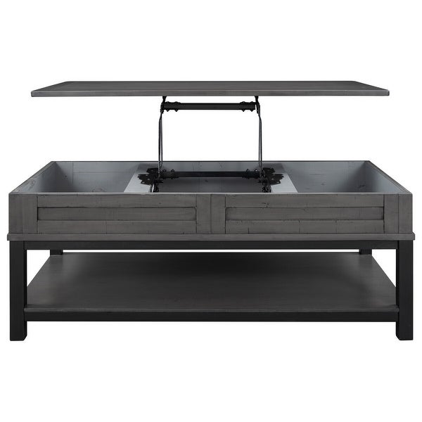 Merax Lift Top Coffee Table with Inner Storage Space and Shelf