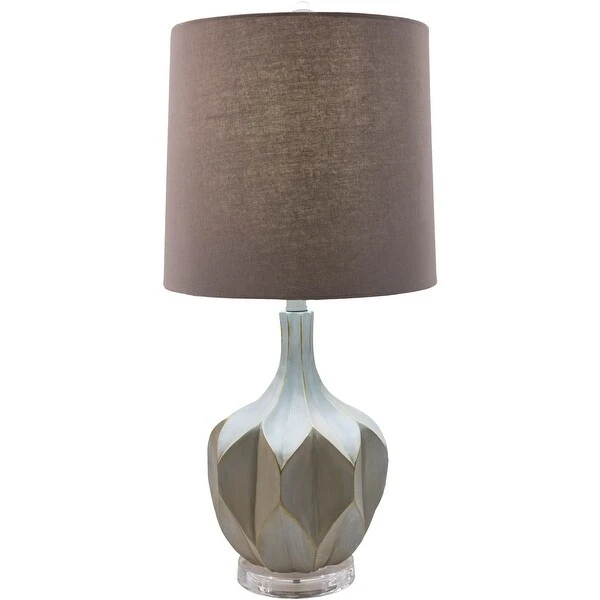 Buckingham Distressed Grey Table Lamp