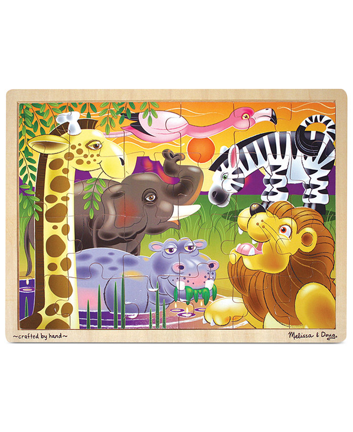 Melissa and Doug Kids Toy  African Plains 24-Piece Jigsaw Puzzle