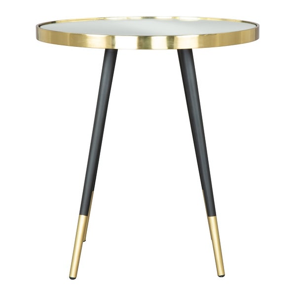 Particle Side Table Black and Gold - 17.9