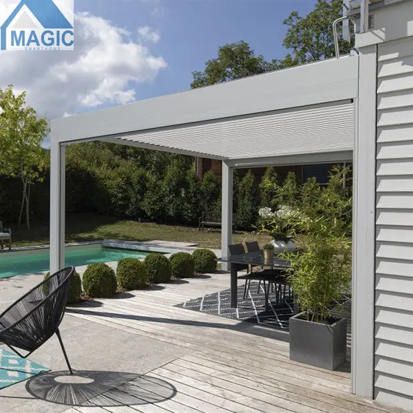 Ace Manufacturer Supply Aluminium Pergola Louver Pergola Exterior For House Aluminum Pergola