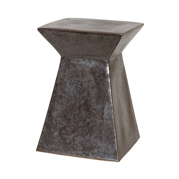 Upright Garden Stool in Gunmetal