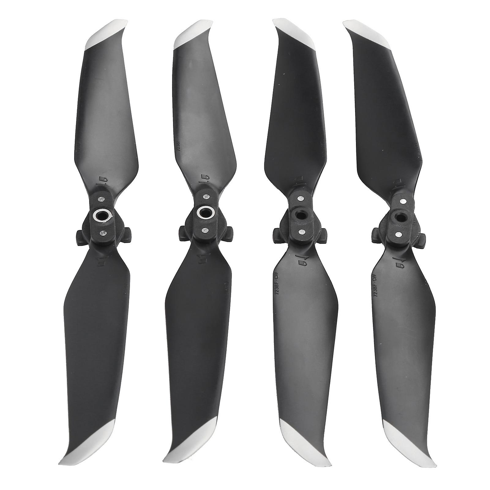 2pair Rc Drone Lownoise Propeller Quickrelease Blade Replacement For Air 2s/mavic Air 2silver