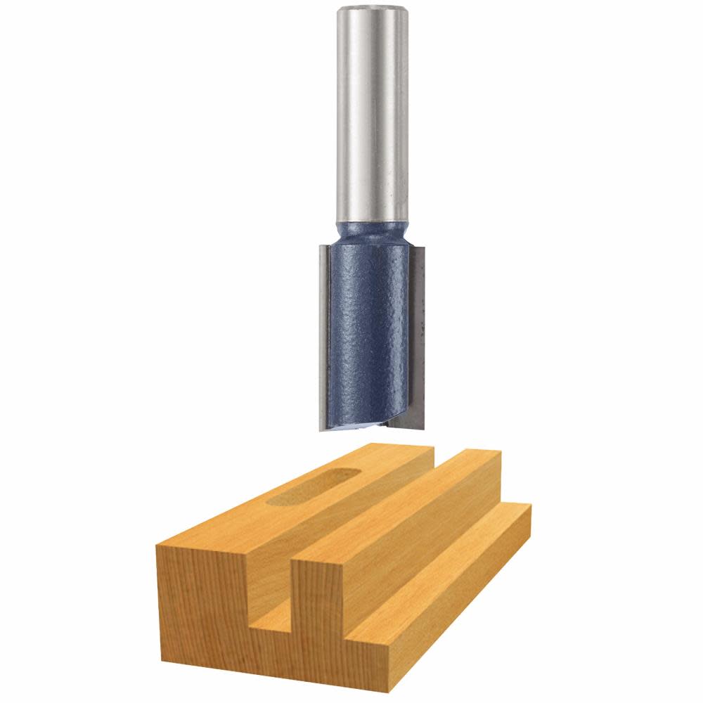 Bosch 13/16 In. x 1-1/4 In. Carbide Tipped 2-Flute Straight Bit 85457M from Bosch