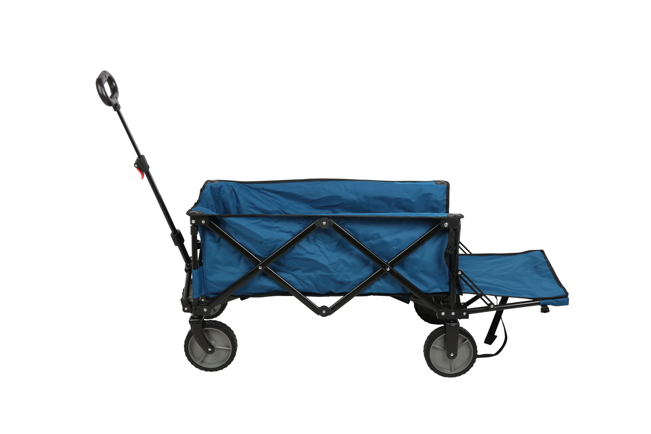 Ozark Trail Quad Folding Camp Wagon with Tailgate， Blue