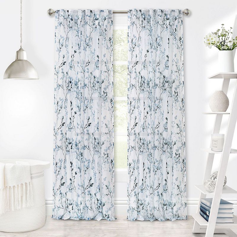 Achim Misty Back Tab Window Curtain Panel