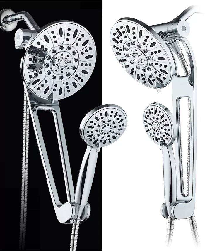 HotelSpa Aquabar High-Pressure 48-mode Shower Spa Combo with Adjustable 18-in Extension Arm