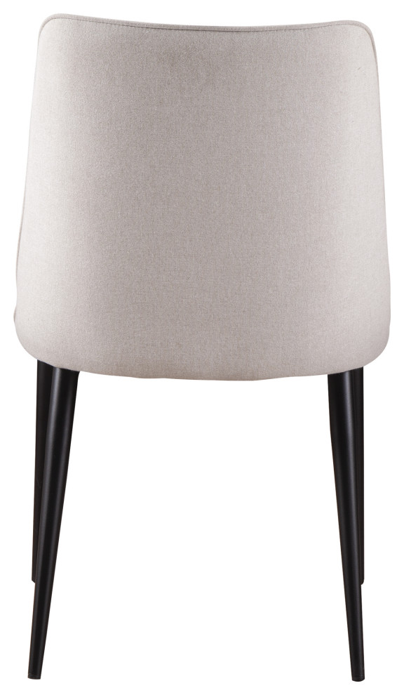 First of A Kind Lula Dining Chair Oatmeal   Midcentury   Dining Chairs   by Kolibri Decor  Houzz