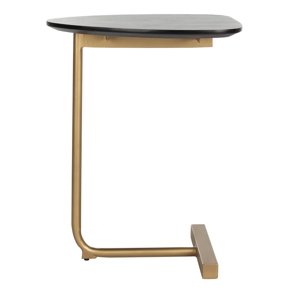 SAFAVIEH Kaiya C Table Black / Gold   19\