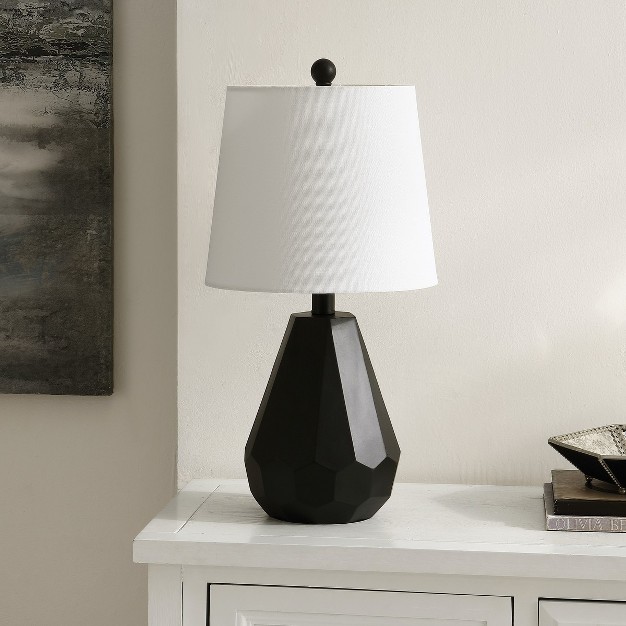 Seira 20 Inch Table Lamp Black Safavieh