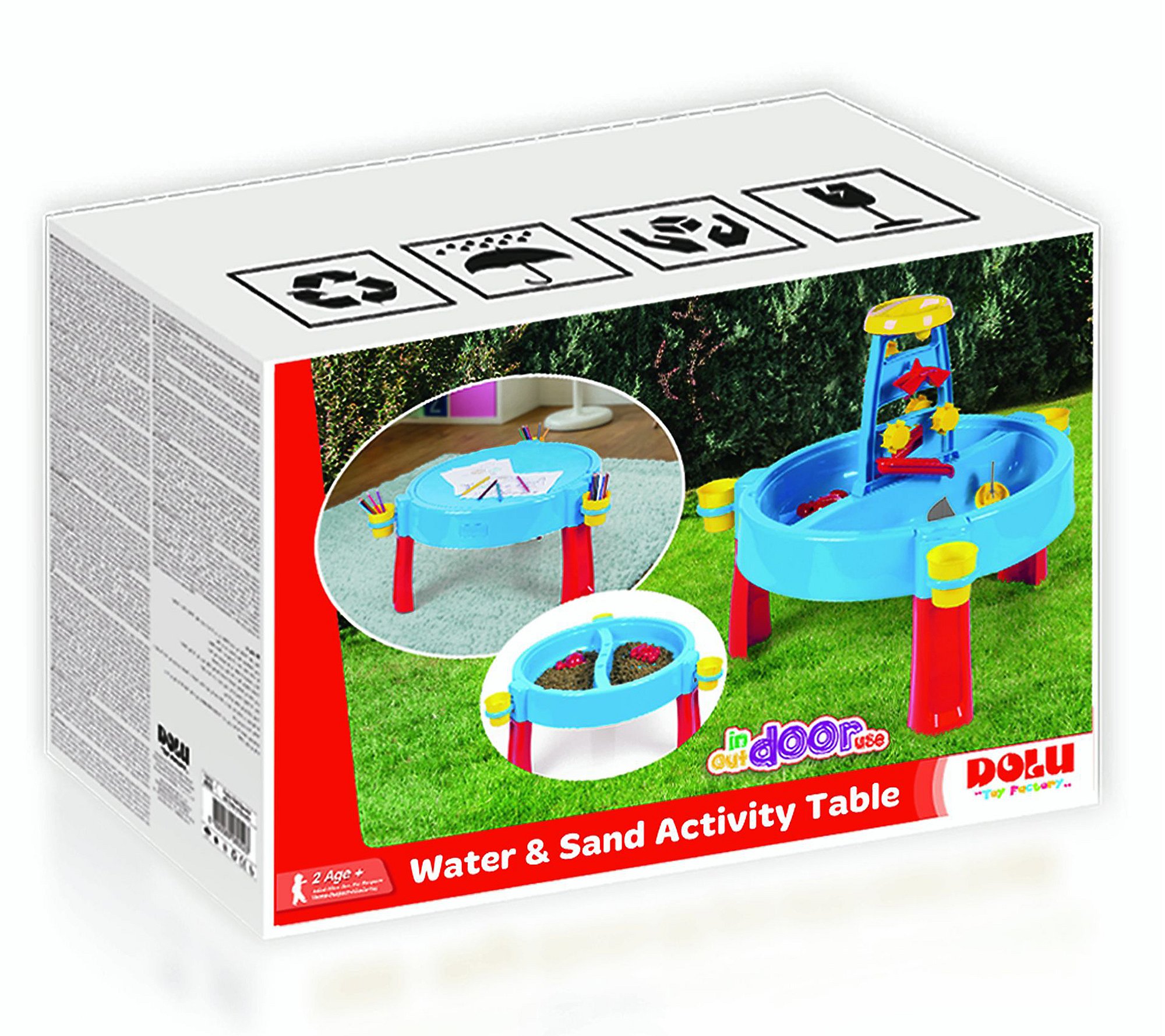 Dolu Toys 3-In-1 Ultimate Sand And Water Activity Table