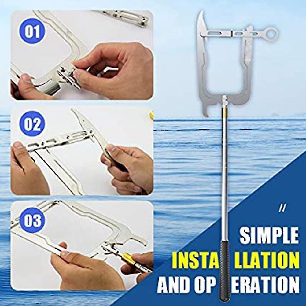 Reduced!!for Boat Durable Multi Purpose Easy Long Distance Threader Dock Hook Tie Rope