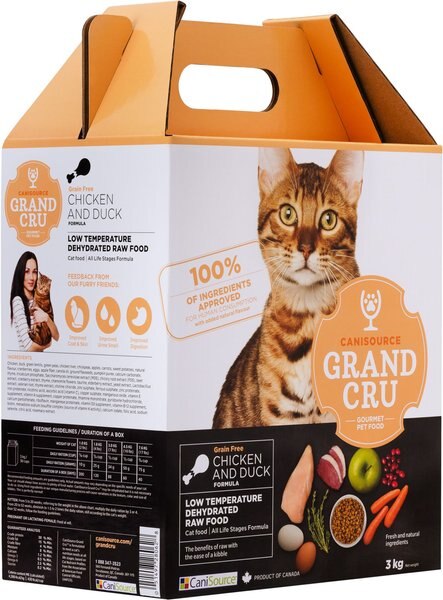 Canisource Grand Cru Grain-Free Chicken and Duck Dehydrated Cat Food