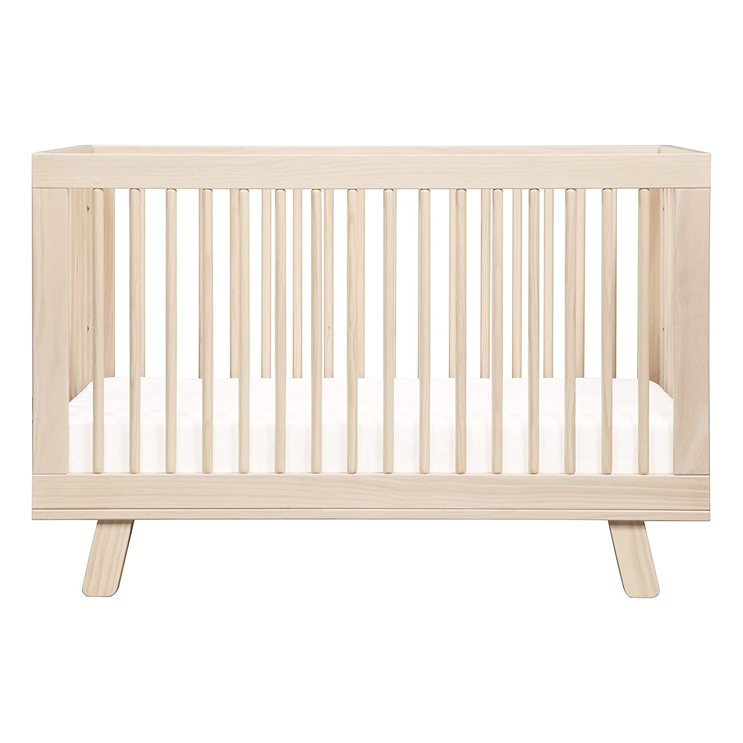 YELROL Hudson 3-in-1 Convertible Crib with Toddler Bed Conversion YELROL in Washed Natural  Greenguard Gold Certified