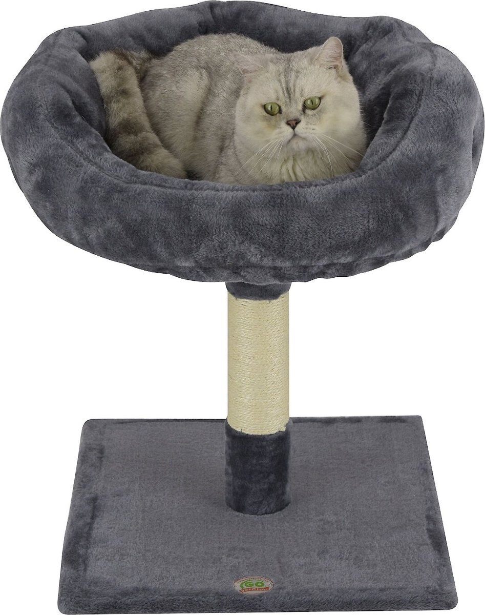 Go Pet Club 24-in Faux Fur Cat Tree