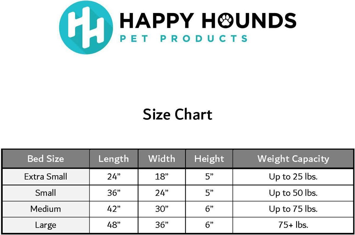 Happy Hounds Cooper Rectangle Indoor/Outdoor Dog Bed