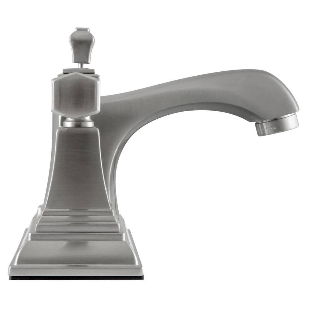 Design House Torino 4 in Centerset 2Handle Bathroom Faucet in Satin Nickel