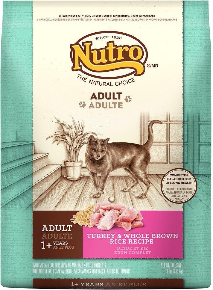 Nutro Wholesome Essentials Adult Turkey and Whole Brown Rice Dry Cat F