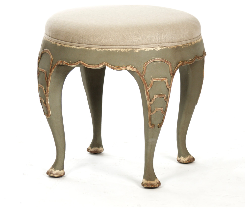 Leo Stool   French Country   Footstools And Ottomans   by HedgeApple  Houzz