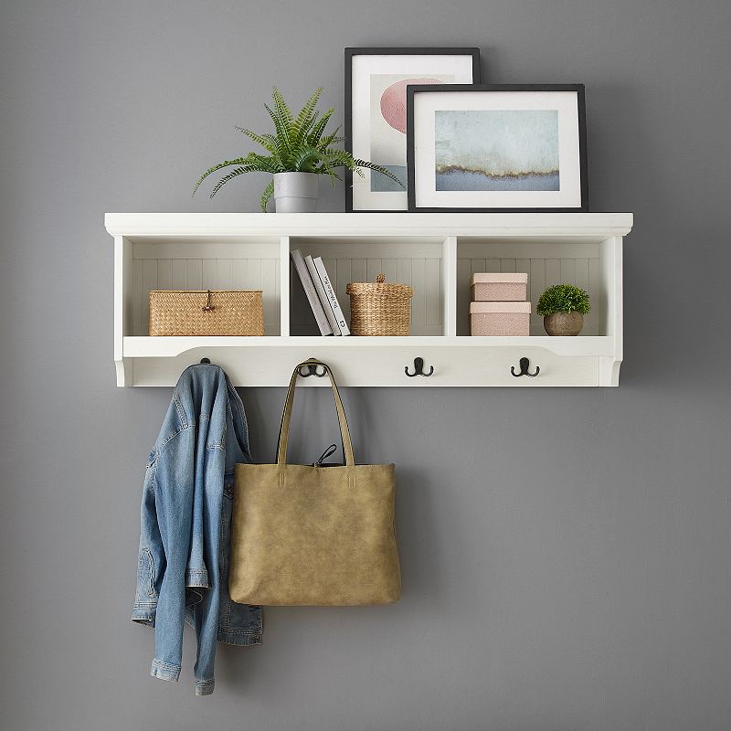 Crosley Seaside Storage Wall Shelf