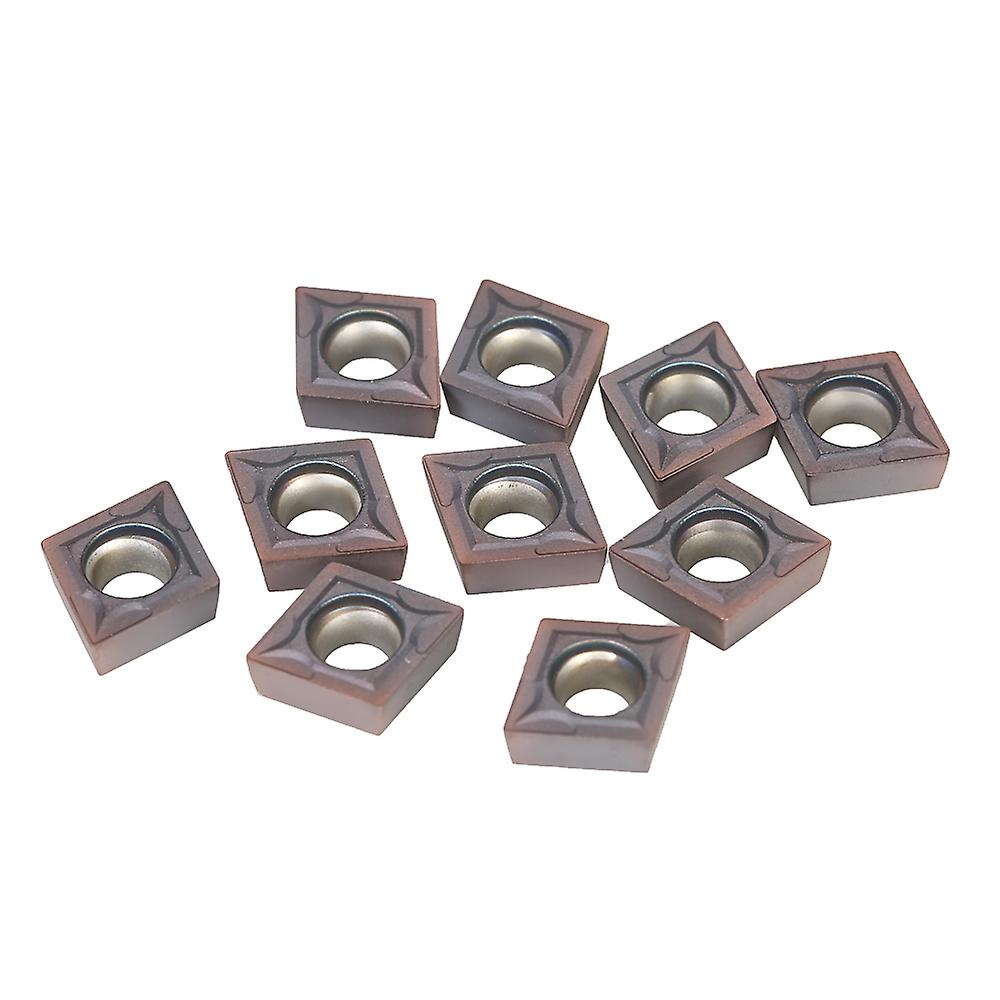 10pcs/box Ccmt09t304 Vp15tf Carbide Inserts Ccmt 09 T3 / Ccmt32.51 Insert Lathe Cnc Blades Milling Turning Tool No.296897