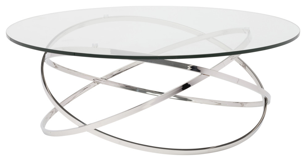 Corel Coffee Table  Silver   Coffee Tables   by Nuevo  Houzz