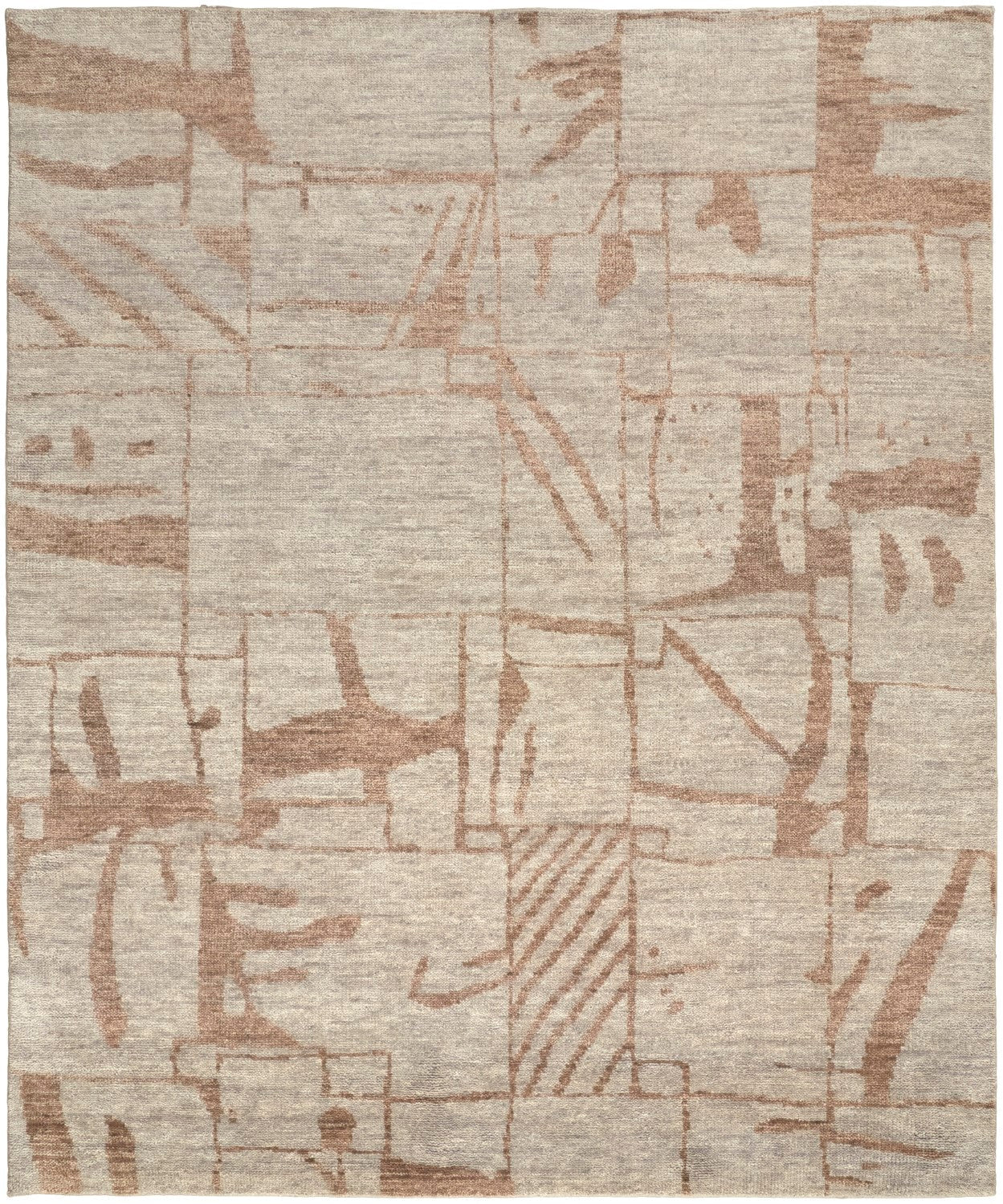 Sutton Hand Knotted Tan Rug