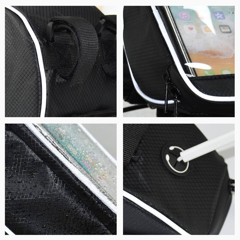 Hot Zone Cycling Outdoor Waterproof Touch Screen Front Bicycle Phone Handlebar Bag For Bike