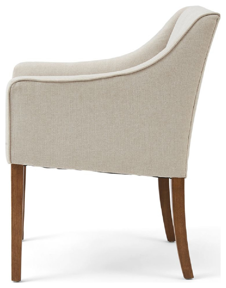 Modern Upholstered Dining Armchair  Rivi√®ra Maison Savile Row   Midcentury   Dining Chairs   by Oroa   Distinctive Furniture  Houzz