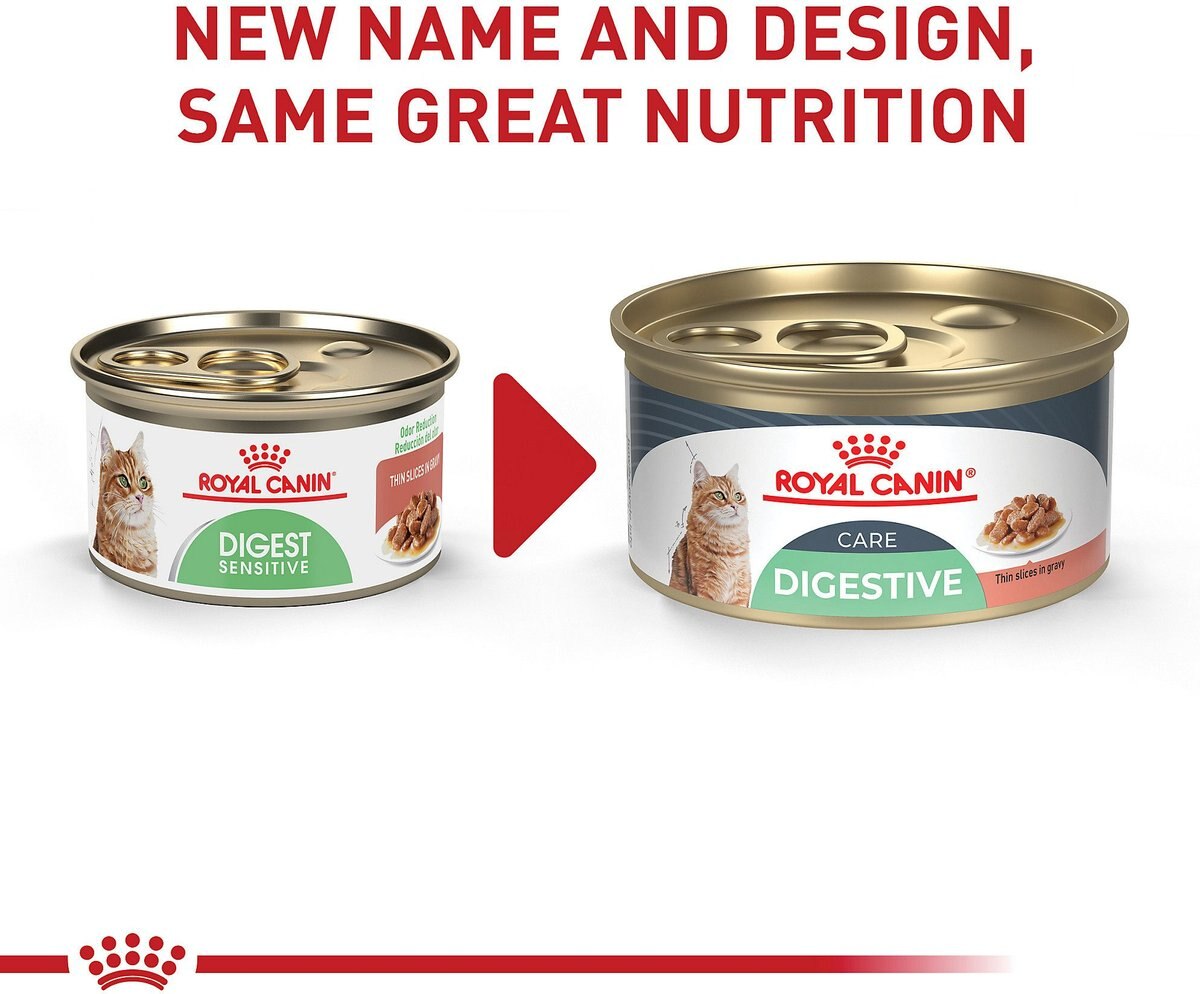 Royal Canin Feline Care Nutrition Digestive Care Thin Slices in Gravy Canned Cat Food