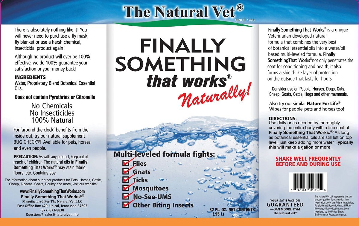 The Natural Vet Finally Something That Works Insect Control Spray