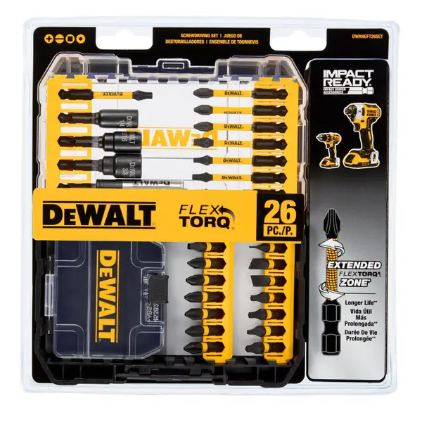 DEWALT 26 Piece IMPACT READY FlexTorq Screwdriving Set