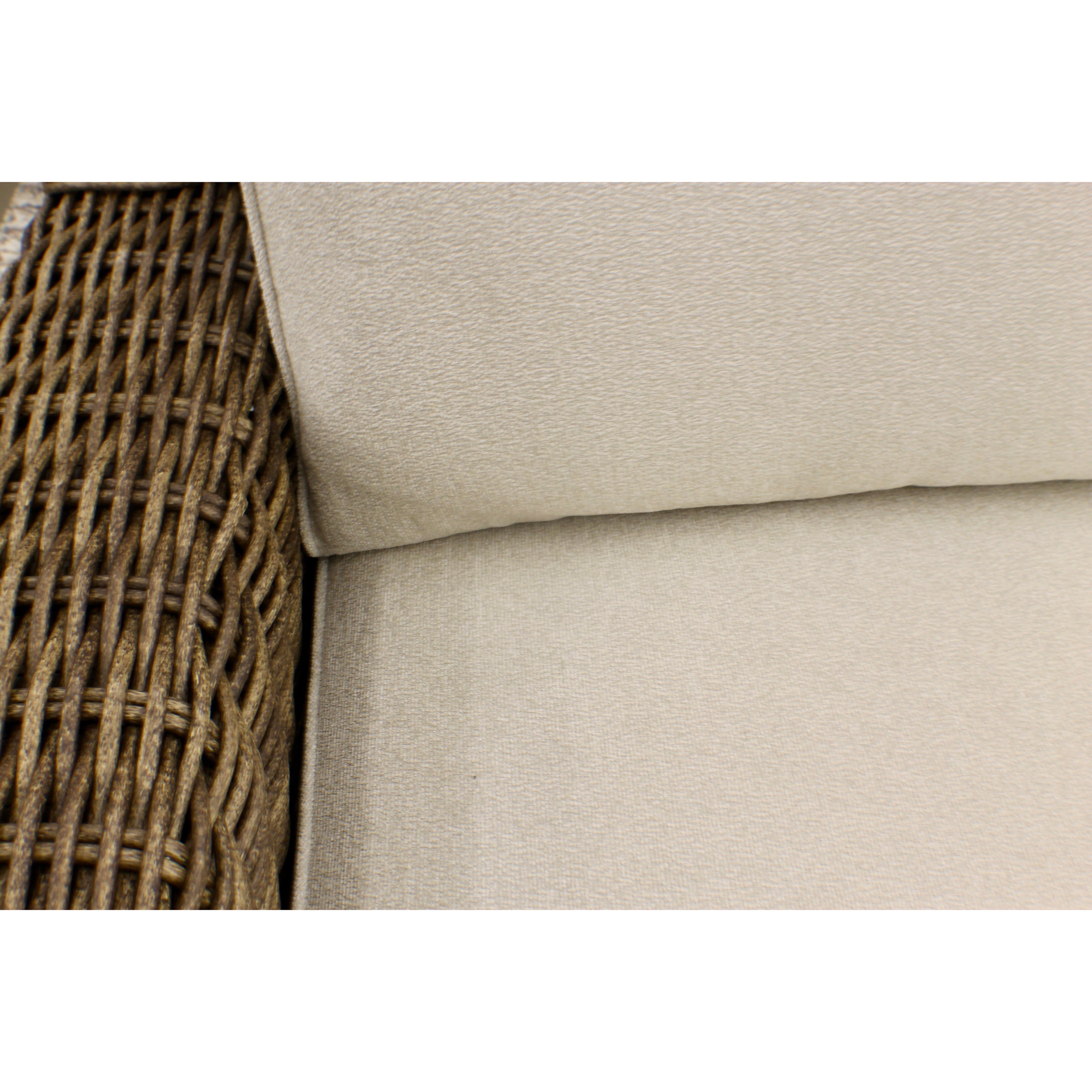 Carmel Brown 87 Outdoor Sofa with LUX Heavy Weave