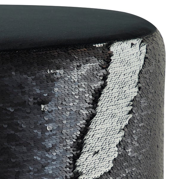 Fabric Contemporary Stool 18 x 16 x 16 - 16 x 16 x 18Round